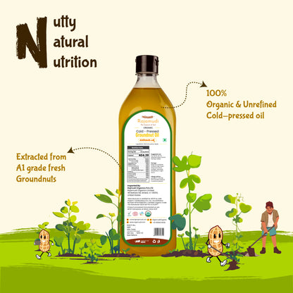groundnut oil, cold pressed groundnut oil, wood pressed groundnut oil, groundnut, cooking oil, rajamudi groundnut oil, coldpressed groundnut oil, peanut oil, peanut cooking oil, heathy oil, low cholestrol oil, no cholestrol cooking oil, health benefits of groundnut oil, vegetable stir-fry, peanut oil prathas, fired snacks, biryani, peanut oil salad dressing
