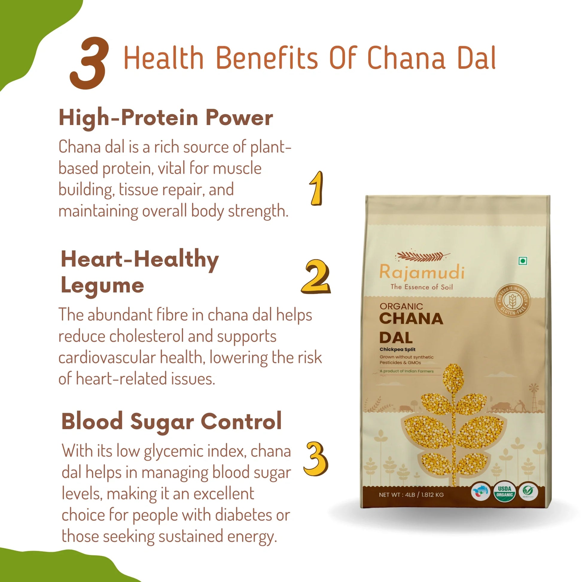 chana dal, rajamudi chana dal, organic chana dal, rajamudi organic chana dal, buy chana dal, buy chana dal usa, chana, chana pulse, pulse, organic pulse, buy organic pulse