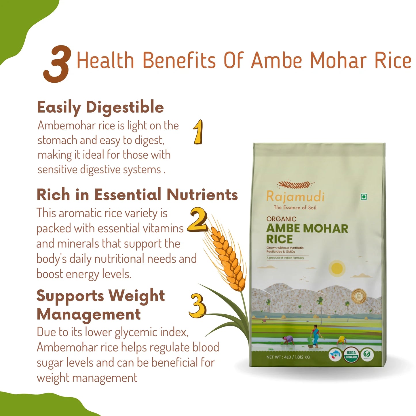 ambe mohar rice, rajamudi ambe mohar rice, organic ambe mohar rice, buy ambe mohar rice in us, ambemohar, white rice, buy white rice, organic white rice, white rice, ambe mohar rice benefits