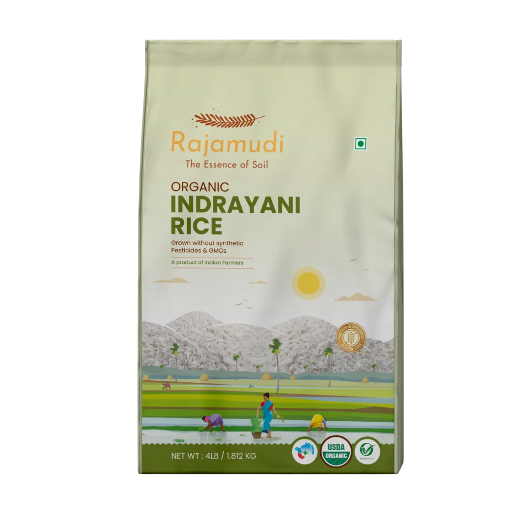 indrayani rice, indrani rice, white rice, rajamudi indrayani rice, rajamudi rice, organic rice, white rice, unpolished rice, unpolised white rice, indrayani rice, indrayani rice 4lb, buy indrayani rice usa, healthy white rice
