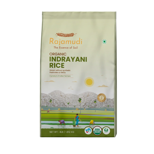 indrayani rice, indrani rice, white rice, rajamudi indrayani rice, rajamudi rice, organic rice, white rice, unpolished rice, unpolised white rice, indrayani rice, indrayani rice 4lb, buy indrayani rice usa, healthy white rice