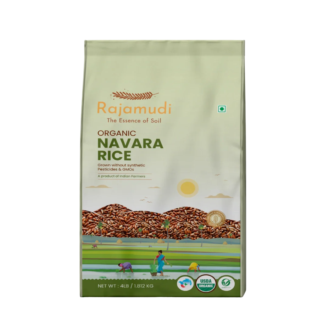 navara rice, organic navara rice, organic red rice, rajamudi navara rice, unpolished navara rice, navara rice 4lb, buy navara rice, rajamudi navara rice, rice for diabetic people, navara red rice 