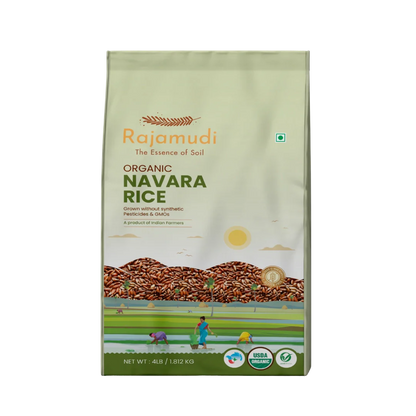 navara rice, organic navara rice, organic red rice, rajamudi navara rice, unpolished navara rice, navara rice 4lb, buy navara rice, rajamudi navara rice, rice for diabetic people, navara red rice 