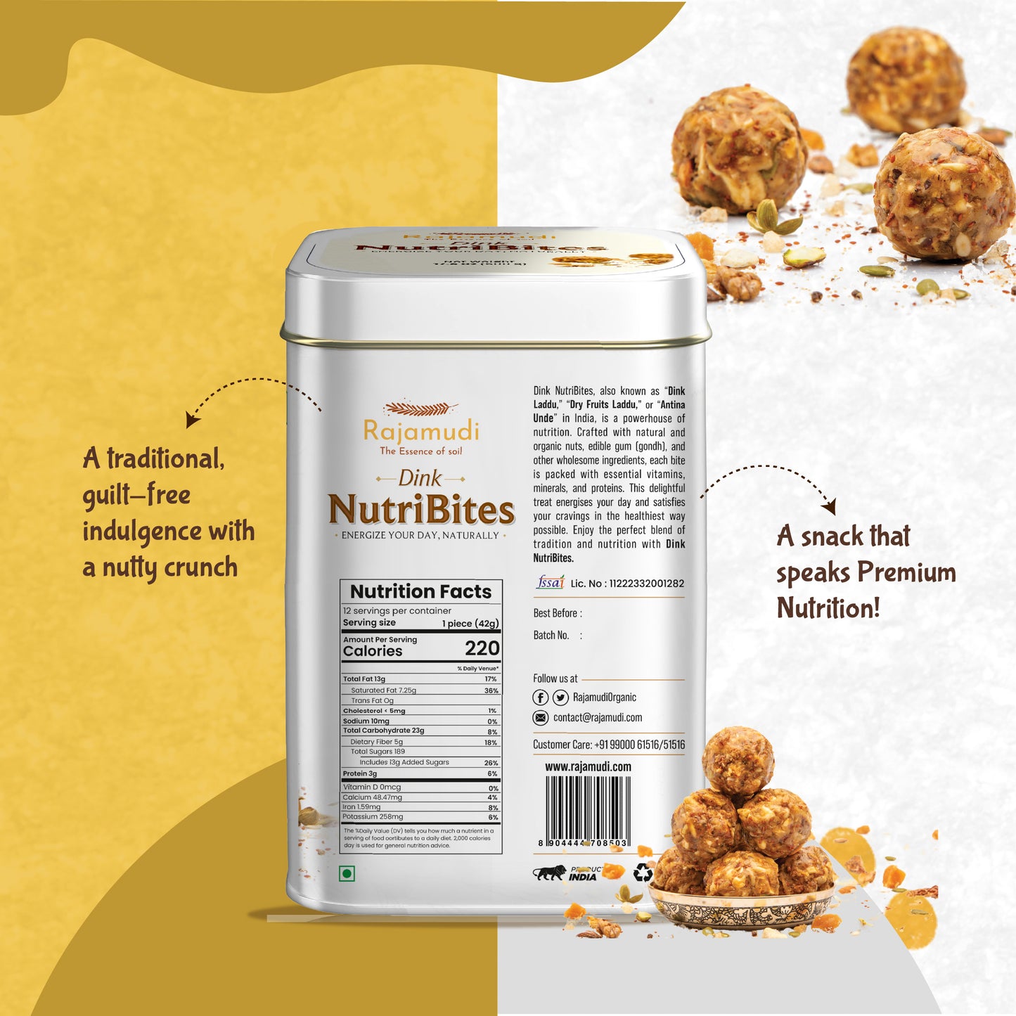 Rajamudi Dink NutriBites - Energize your day, Naturally