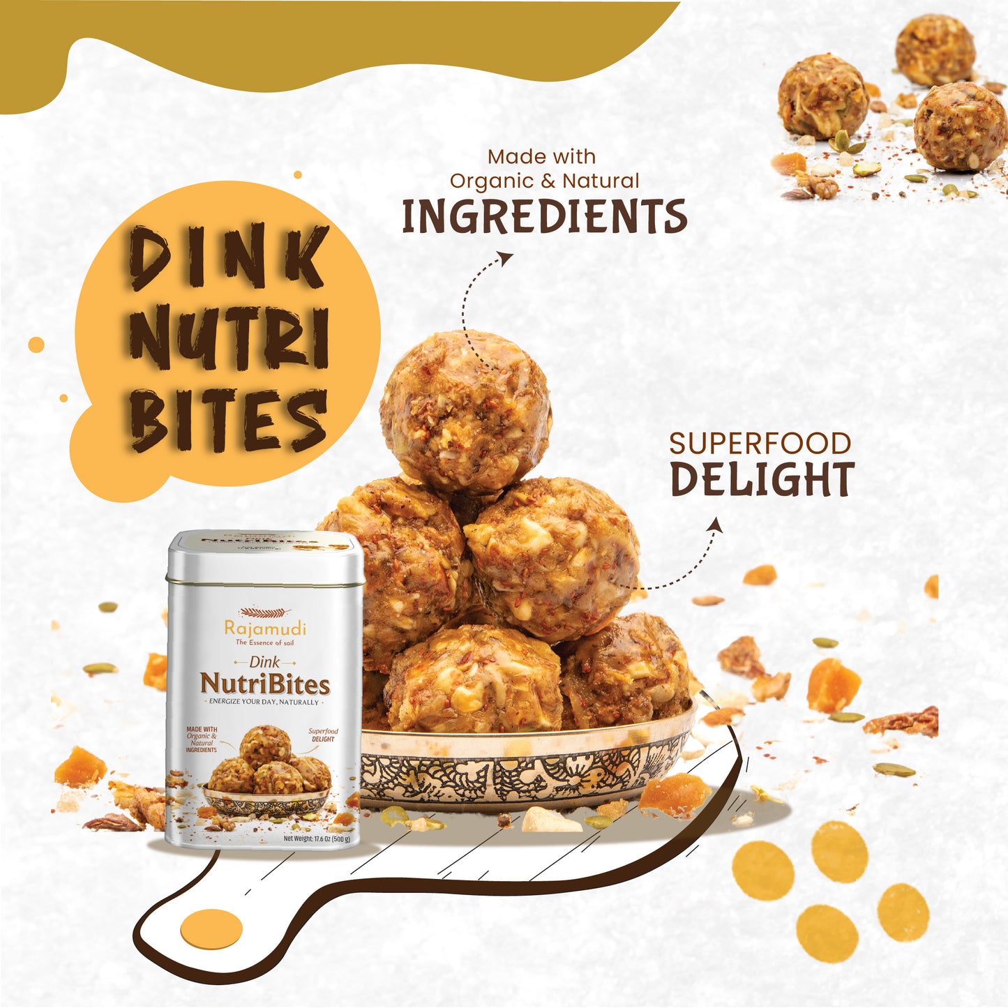 Rajamudi Dink NutriBites - Energize your day, Naturally