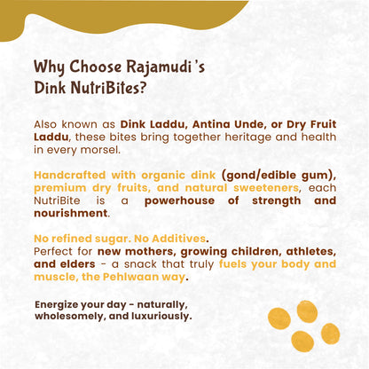Rajamudi Dink NutriBites - Energize your day, Naturally