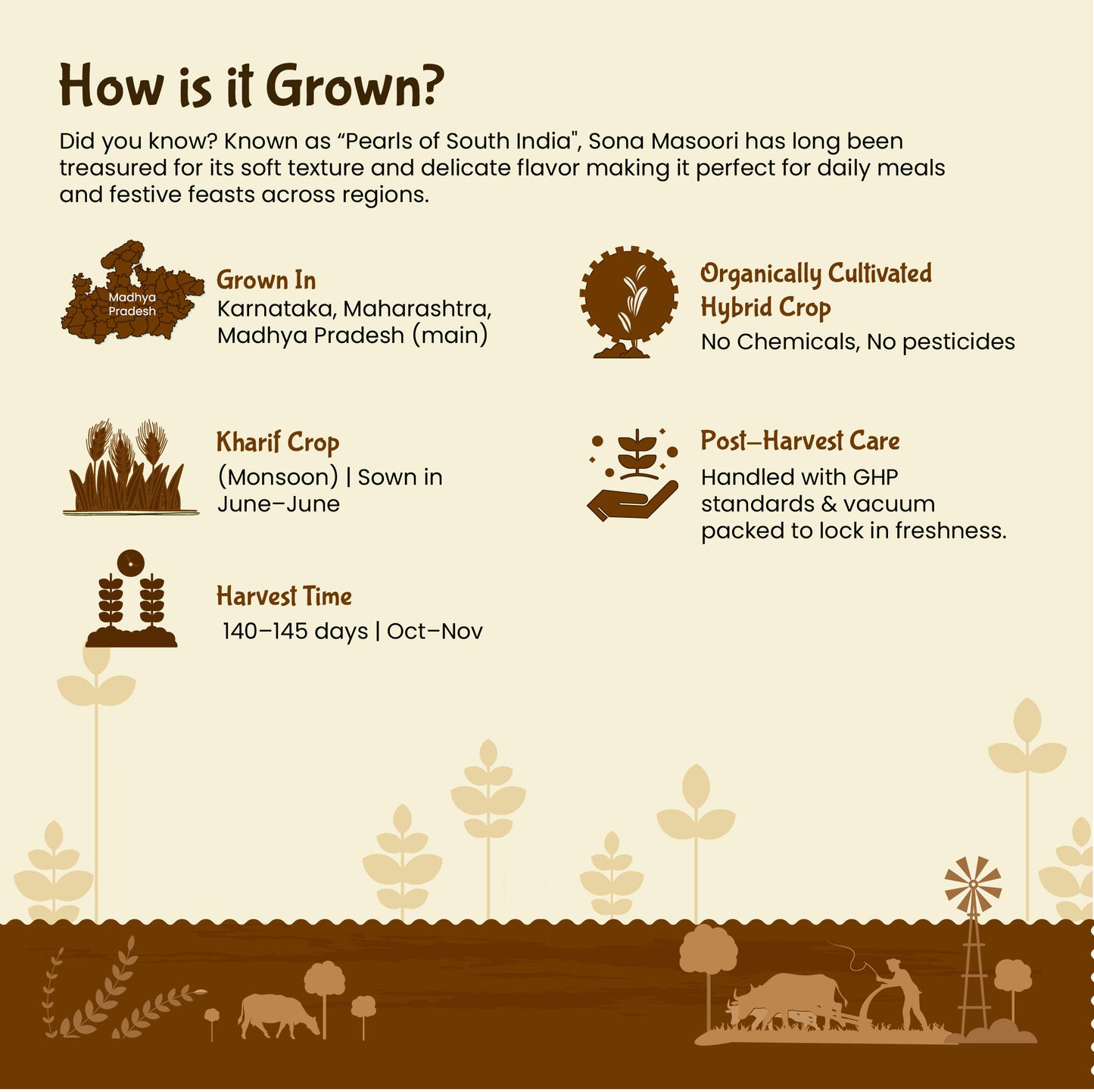 Organic Toor Dal 2kg | Unpolished Arhar Dal | High in Protein & Fiber| Certified Organic - Rajamudi Organics