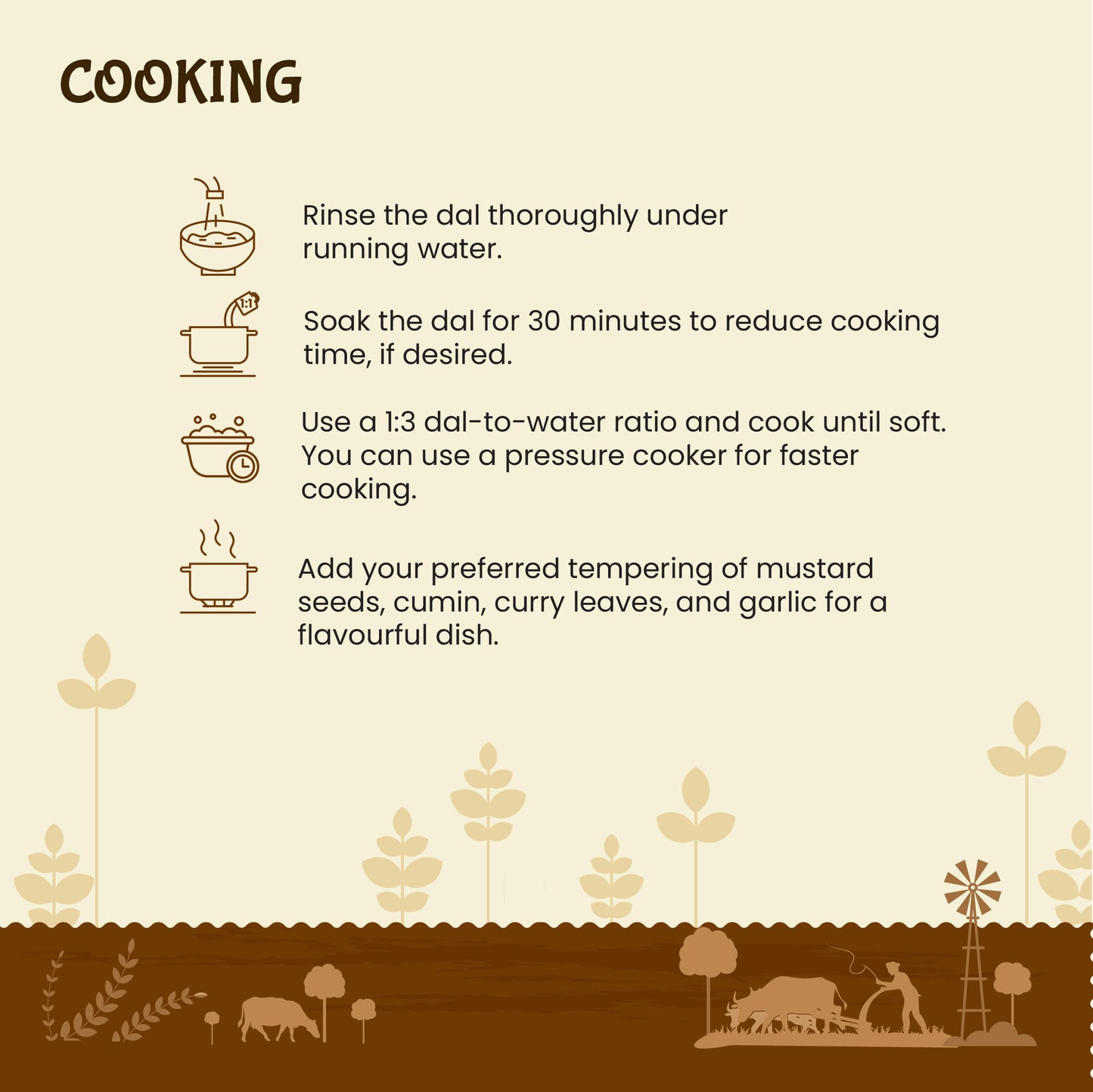 Organic Toor Dal 2kg | Unpolished Arhar Dal | High in Protein & Fiber| Certified Organic - Rajamudi Organics