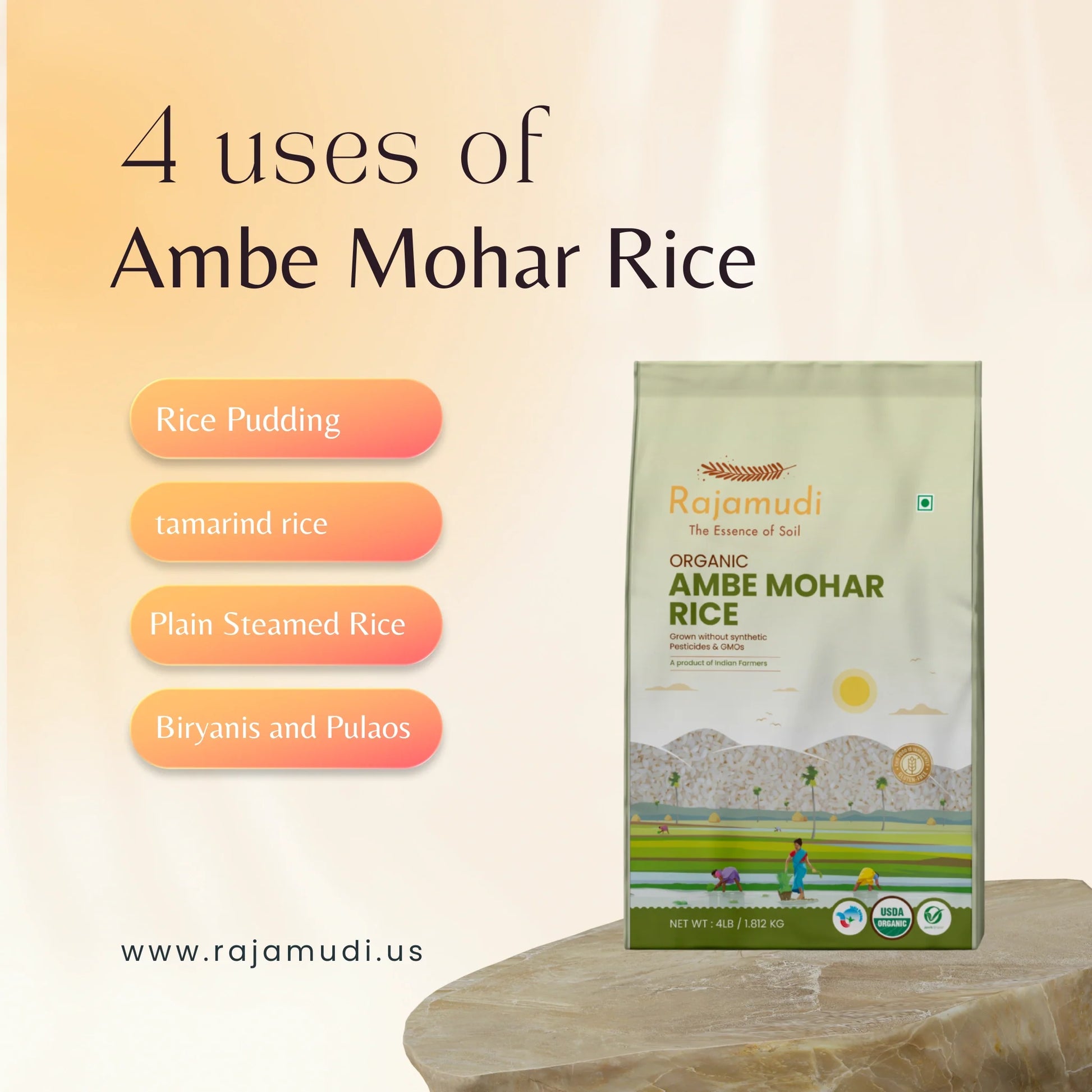 ambe mohar rice, rajamudi ambe mohar rice, organic ambe mohar rice, buy ambe mohar rice in us, ambemohar, white rice, buy white rice, organic white rice, white rice, ambe mohar rice benefits. ambe mohar uses