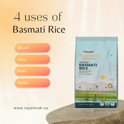 basmati rice, organic basmati rice, organic white rice, basmati, rajamudi basmati rice, buy basmati rice, baasmati rice, basmati rice 4lb, buy basmati rice, unpolished rice, unpolished basmati rice, biryani rice, uses of basmati rice