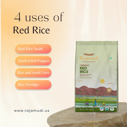 health benefits of red rice, red rice, organic red rice, healthy red rice,
rajamudi red rice, buy red rice, buy red rice in us